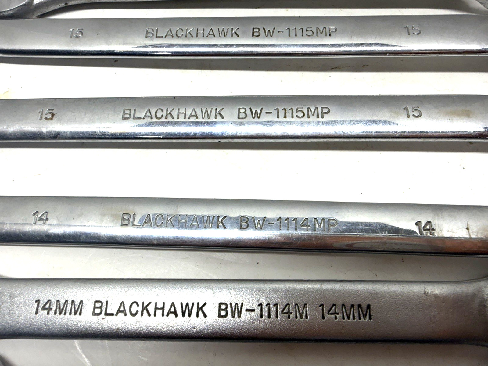 BlackHawk USA 14-Piece Metric Combination Wrench Set 10-19 +30MM and duplicates