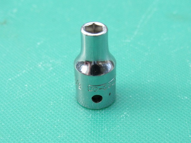 SNAP ON 5/32″ TM05 1/4″ DRIVE SAE 6 POINT SHALLOW UNDERLINE SOCKET TM 05 5/32