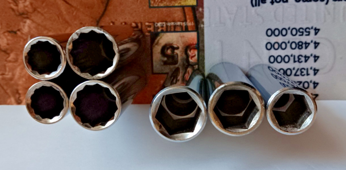 Craftsman Socket Lot of 48. Standard, Metric, SAE, Deep Well. 3/8 Drive.
