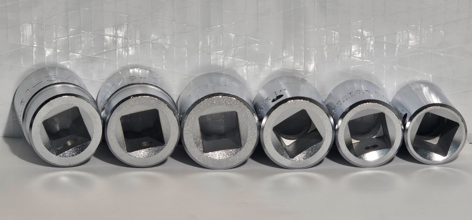 6 Pc’s. New Proto 3/4″ Drive chrome Socket STD Set 1-3/16″ To 7/8″ 12 pt.