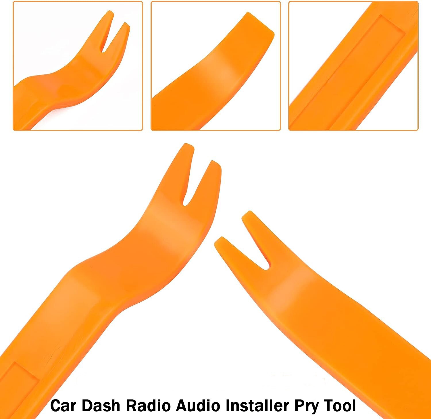 4PCS Car Removal Disassembly Tools Pry Plastic Dash Panel Fastener Clips Clamps
