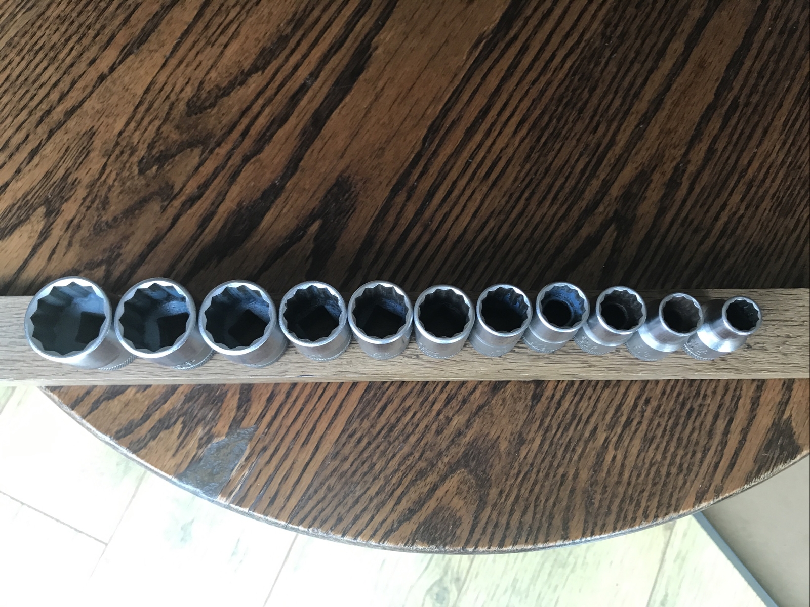 11 Gedore Sockets 1″ To 7/16″ AF With 1/2″ Drive. No 4.