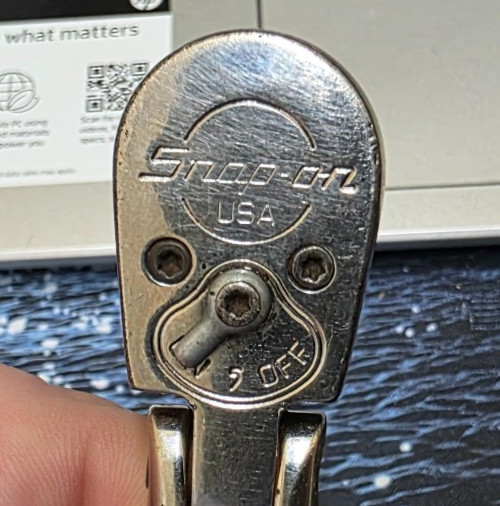 Snap-on Tools USA TM831 1/4″ Drive Flex Head Ratchet