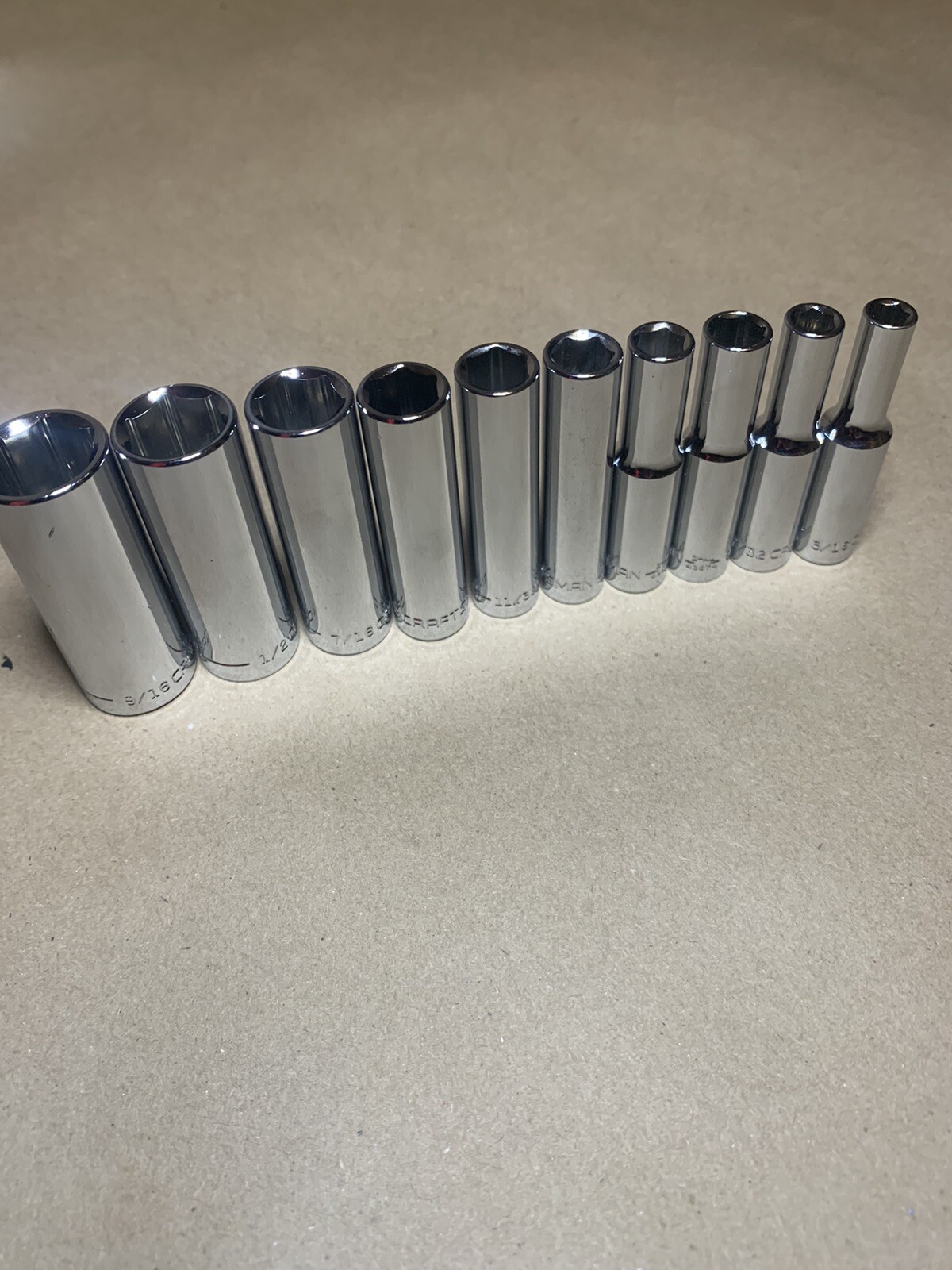 CRAFTSMAN 116 pc 1/4 3/8 1/2 Dr SAE METRIC MM 6pt 12pt ratchet wrench socket set