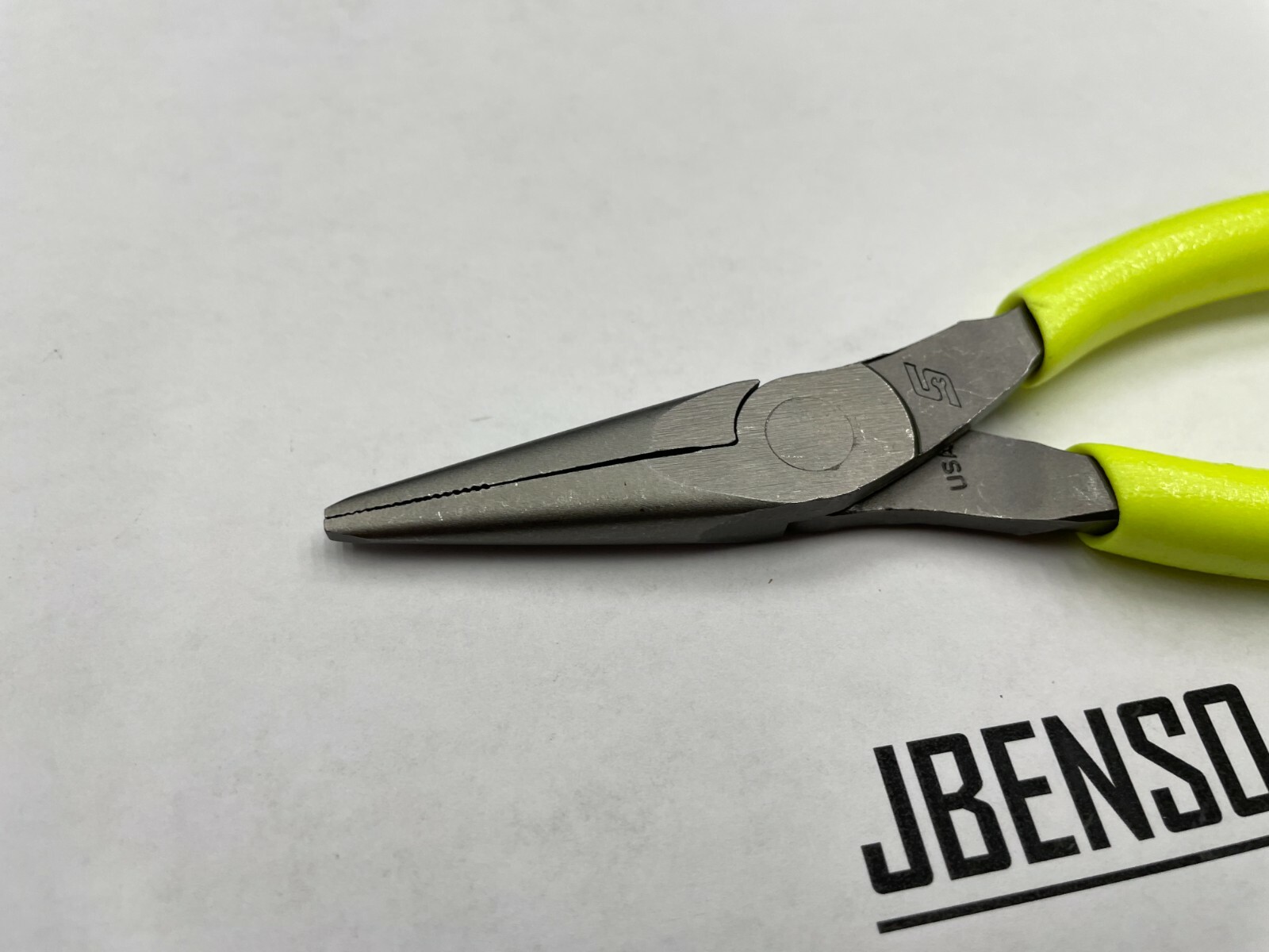 Snap-on Tools USA NEW HI-VIZ 6″ Soft Grip Needle Nose Pliers 95ACFHV