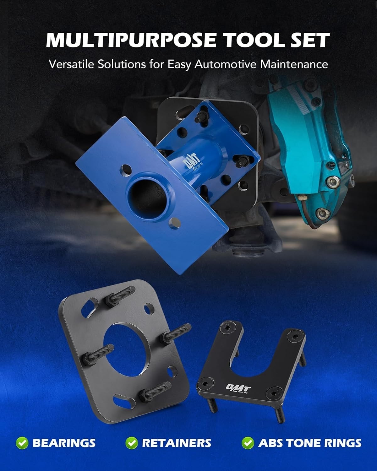 Wheel Bearing Removal Tool Kit for Toyota 4Runner Tacoma T100 Tundra Hilux