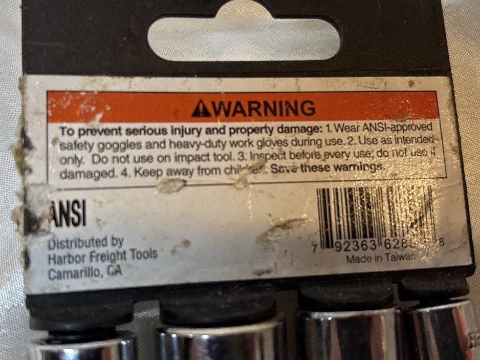Pittsburgh Lifetime Warranty 4 Pc Socket Adapter Set Automotive Tools (62851)
