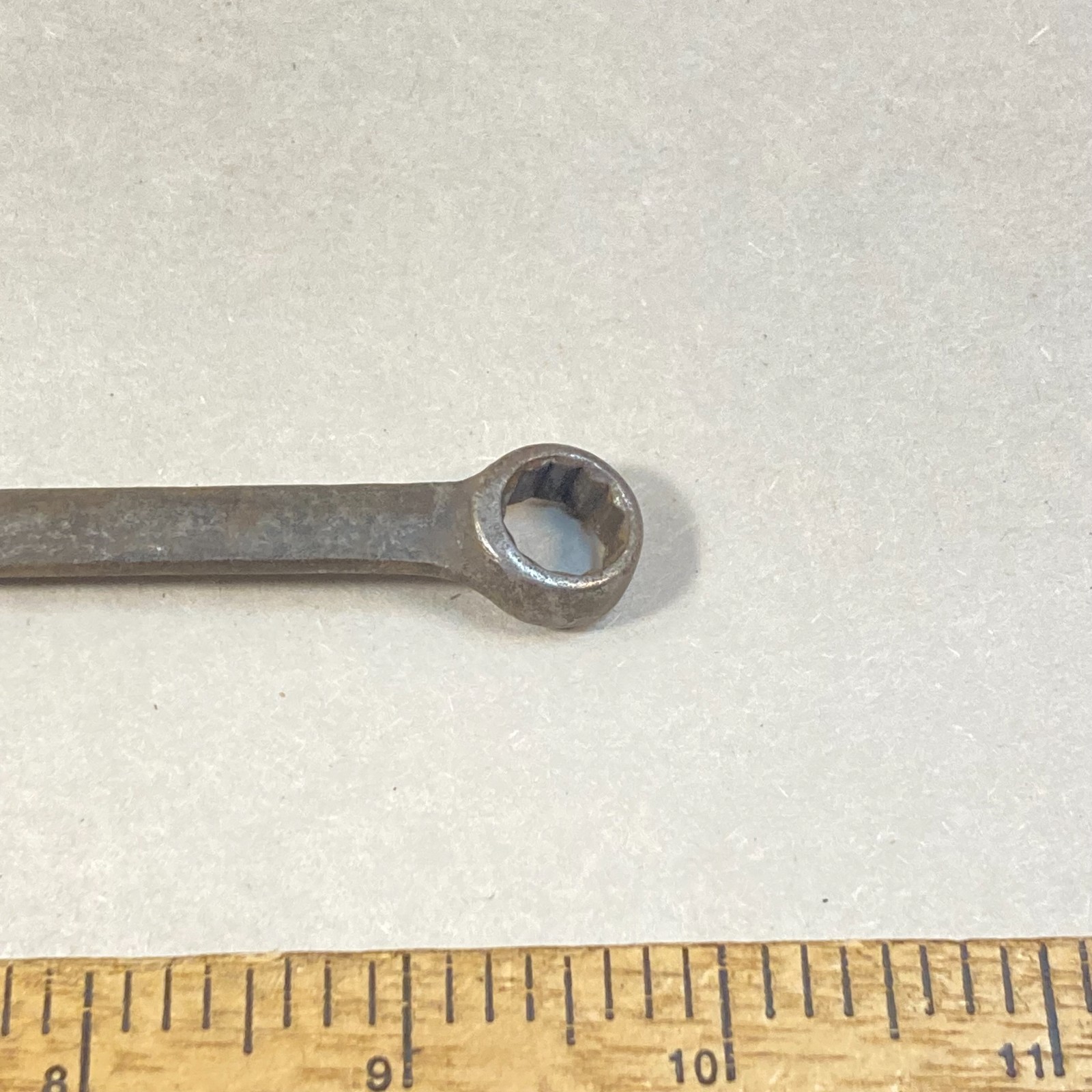 Fairmount 7/16″-3/8″ Wrench Box End Thin Flat Handle 12 Point SAE #7723 USA