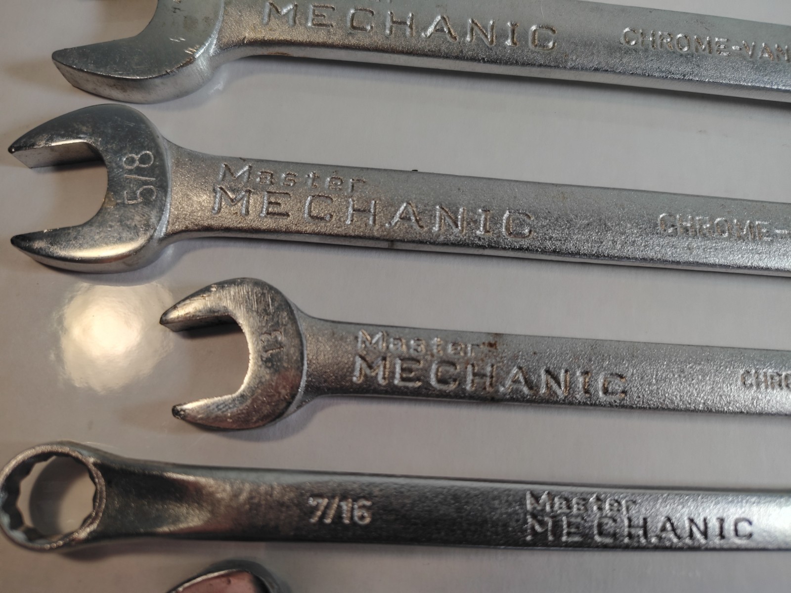 Master Mechanic Combination Wrenches Set Of 6