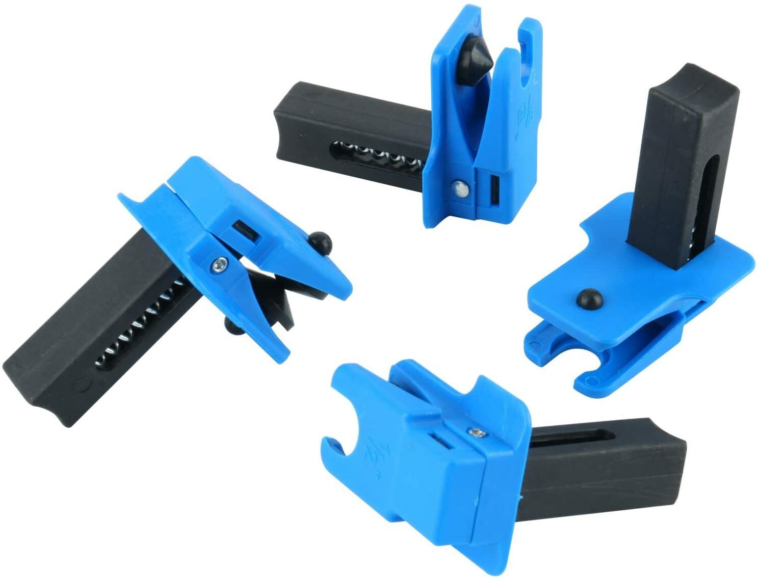 8Pcs Car Brake Line Clamp Kit Spring Load Fluid Line Stopper 3/8″ 5/16″ 1/2″