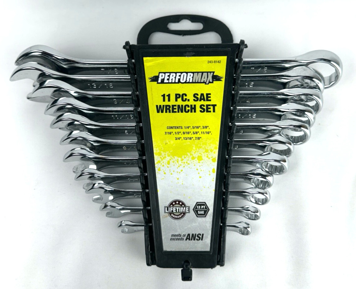 Performax 11 pc SAE Combination Wrench Set