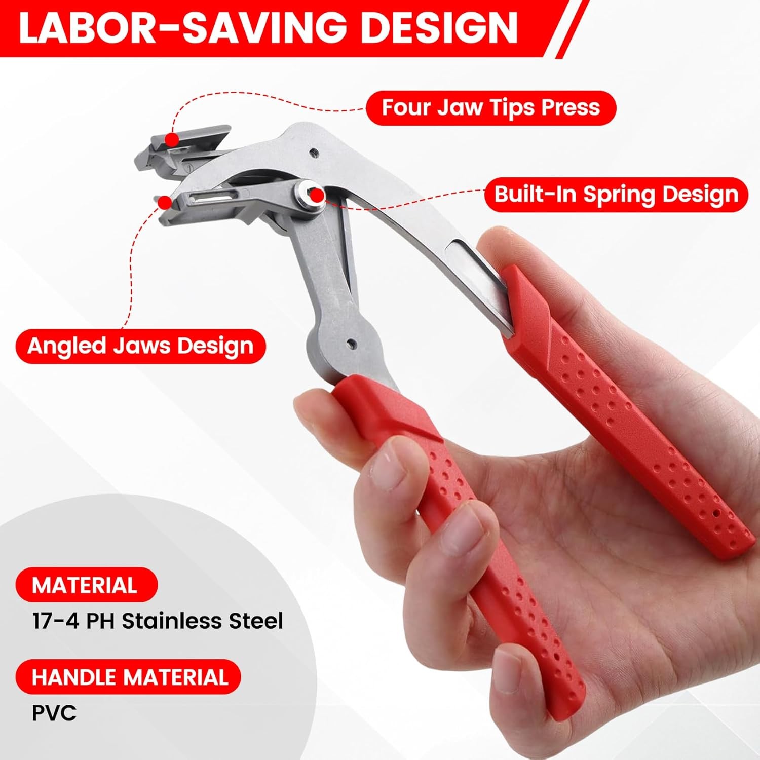 Automotive Plastic Fasteners And Door Trim Removal Tool With Comfortable Grip
