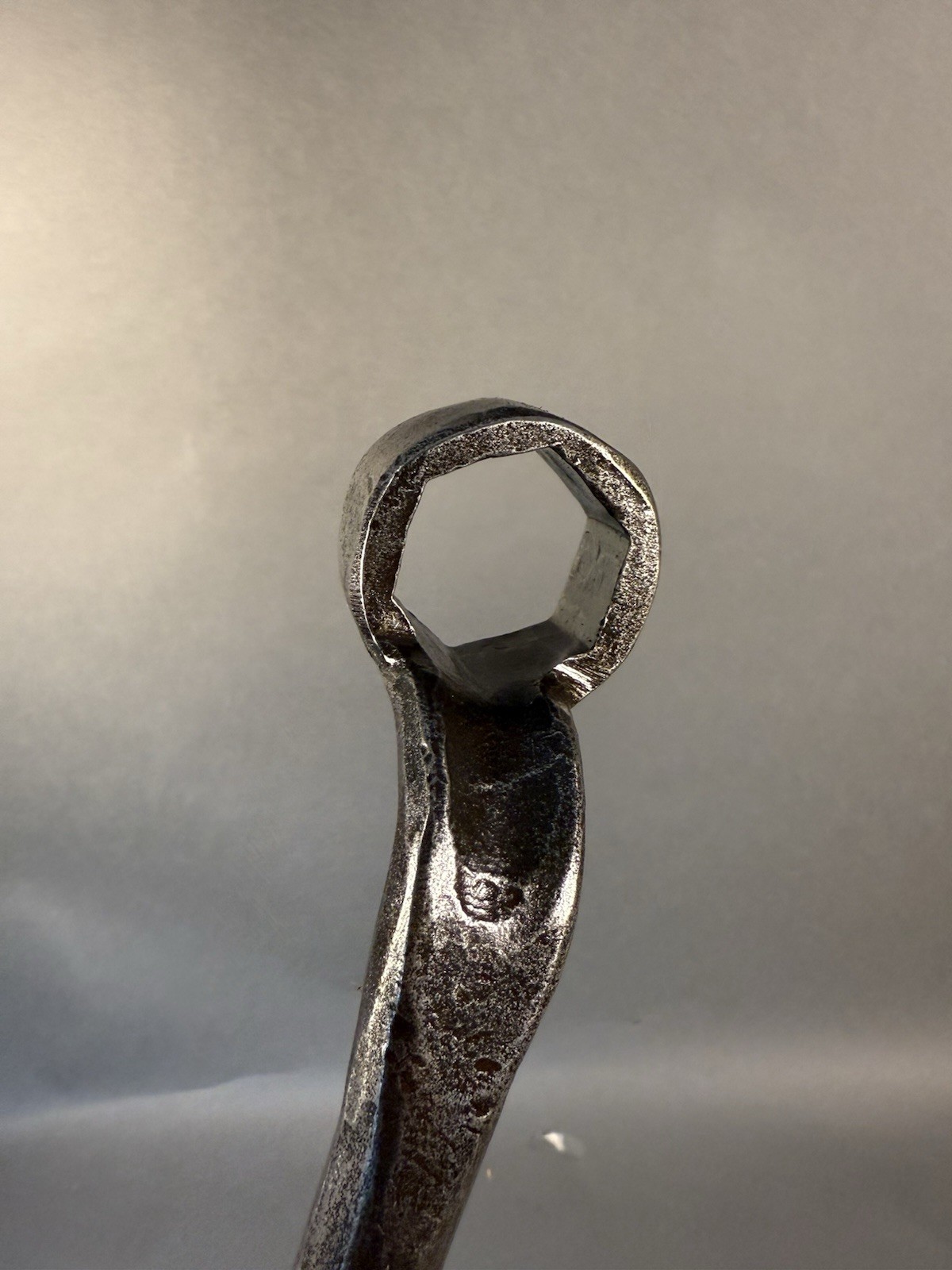 Vintage Offset Box End Spud Wrench 1-5/8″, 18-1/2″ Iron Workers Tool