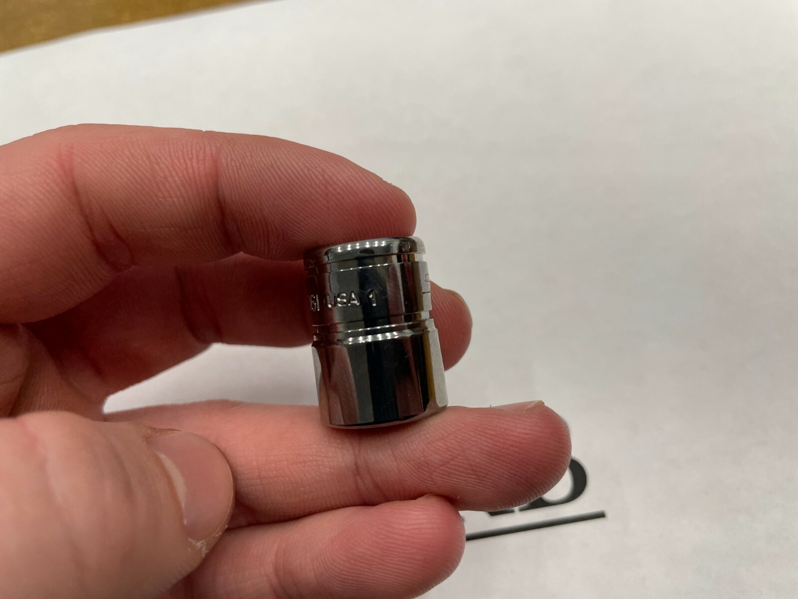 Snap-On Tools USA NEW 3/8″ Drive 1/2″ SAE 12 Point Shallow Chrome Socket F161