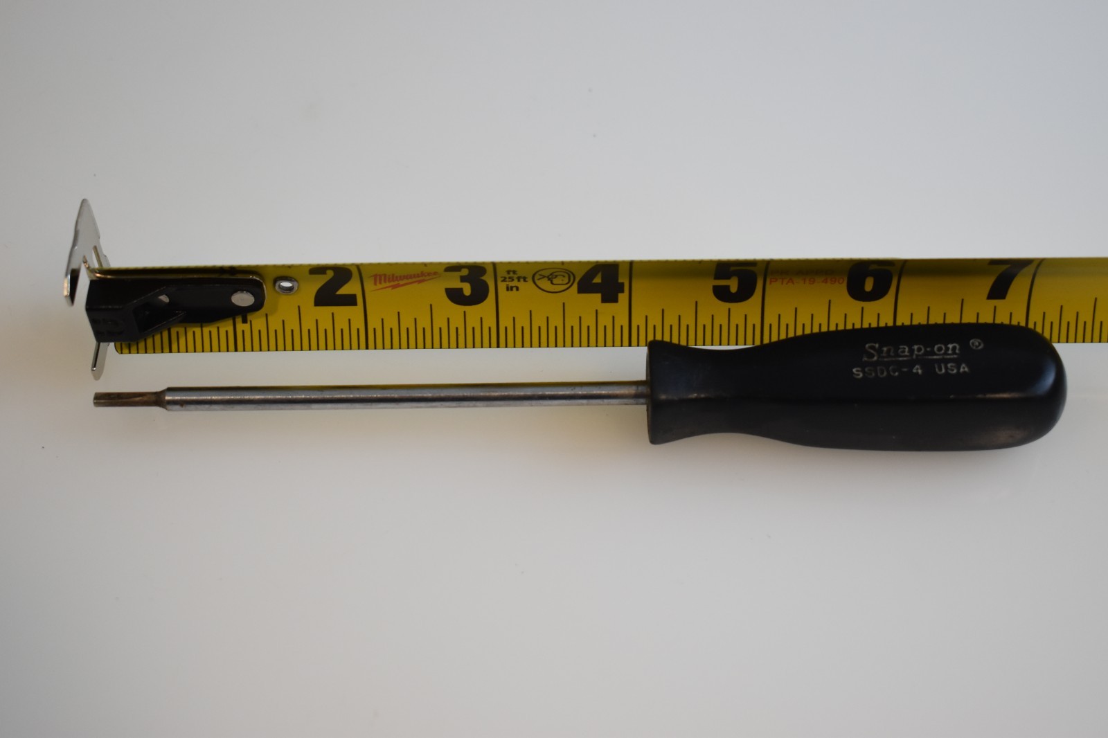 Snap-on Tools SSDC4 Clutch Head Screwdriver Black Hard Plastic Handle USA