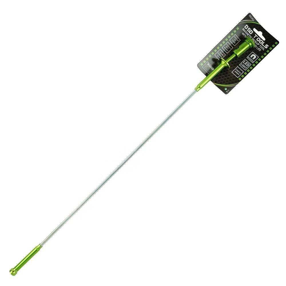 Tool Kingdom Long Flexible Pick Up Tool Claw with Magnet and LED Magnetic DS1421