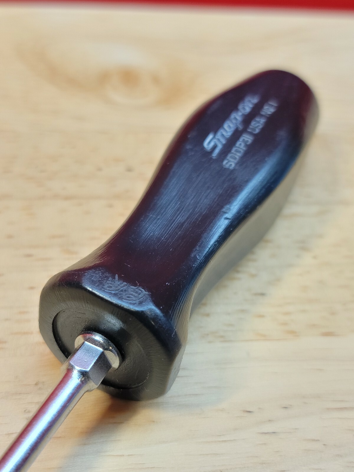 Snap-on SDDP31 #1 Phillips Screwdriver 3″ Shank Black Hard Handle See Details