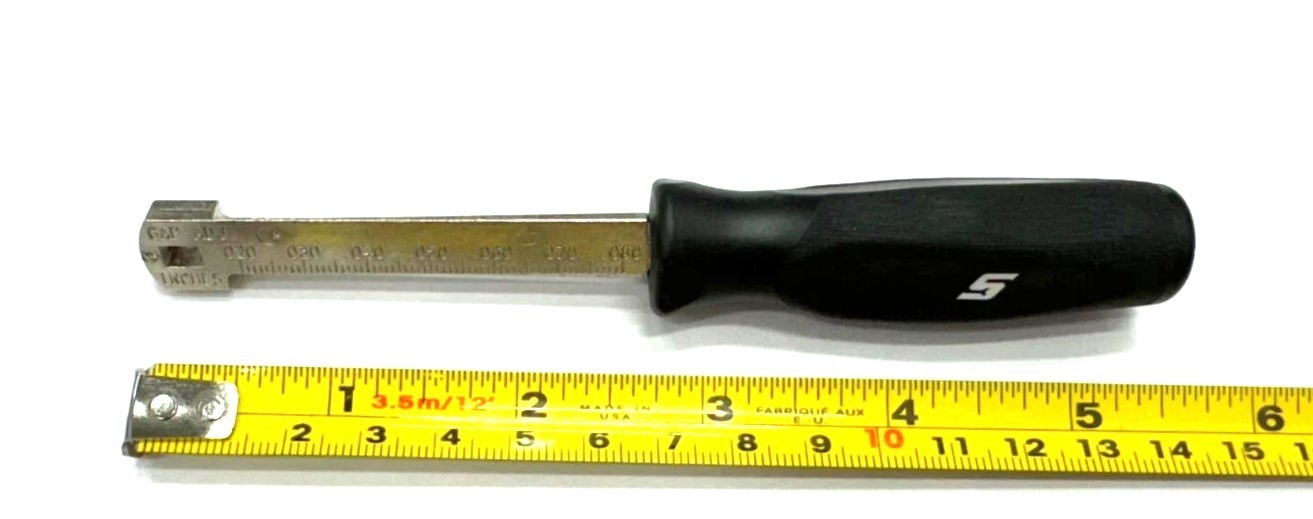 *NEW* SNAP-ON Pocket SPARK PLUG GAP GAUGE RAMP GAUGE *BLACK HANDLE* FBP2BLK