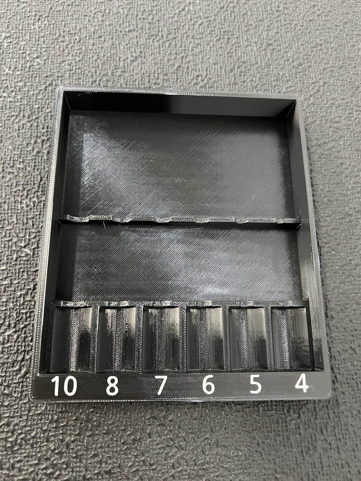 Tray compatible with Snap On Tool 3/8″ Drive Metric Long Ball Hex Bit Socket Set