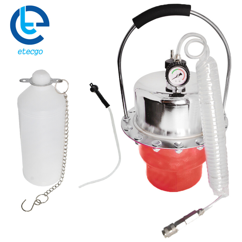 Pneumatic Air Pressure Kit Brake & Clutch Bleeder Valve System Kit Portable