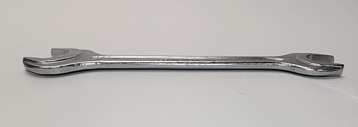 DIN 895 Metric Double Open End Wrench 27mm x 30mm Chrom-Vanadium Good Used Cond