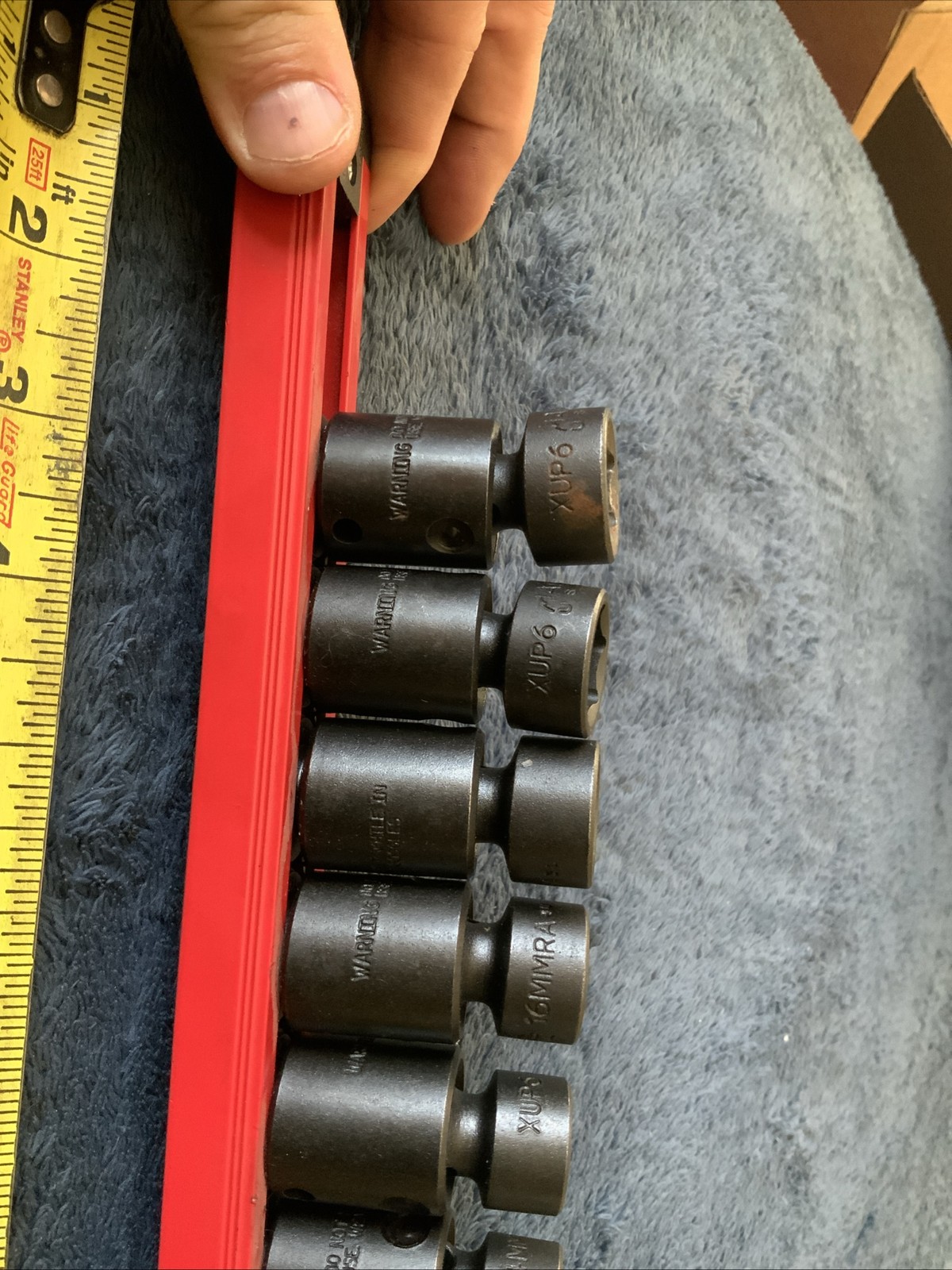 Mac Tools 3/8” Drive Impact Swivel Socket Set, 10-19mm….6pt…..Mac Tray As Well..