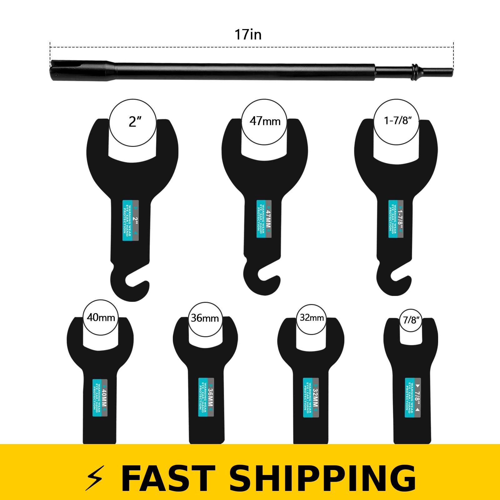 Magacyo 8pcs Fan Clutch Removal Tool Kit for Jeep Ford GM Chrysler