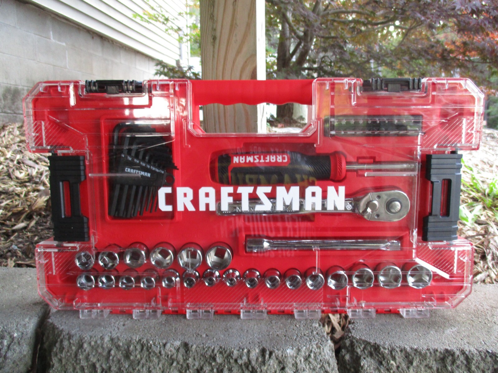 New Craftsman 63-Piece Standard and Metric Combination Chrome Mechanics Tool Set