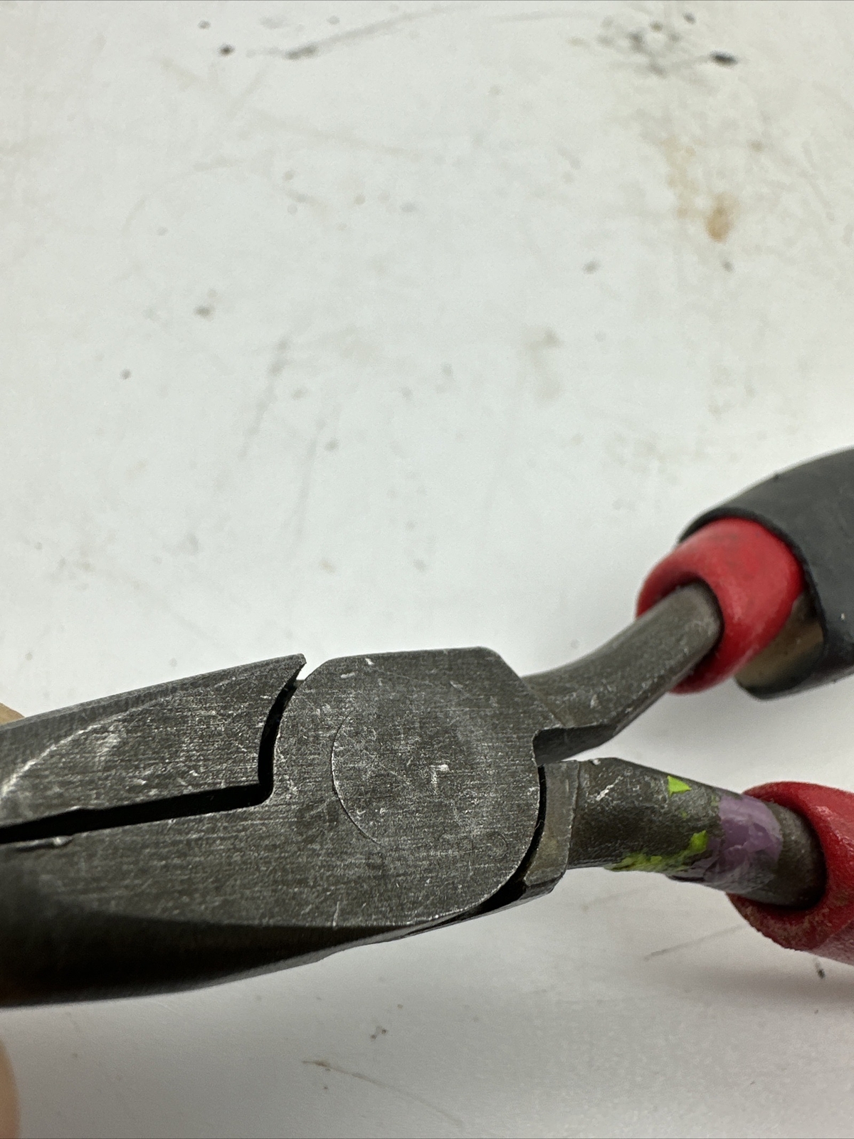 Snap on 95BCP Needle Nose Pliers 6″ Cushion Grip Red USA