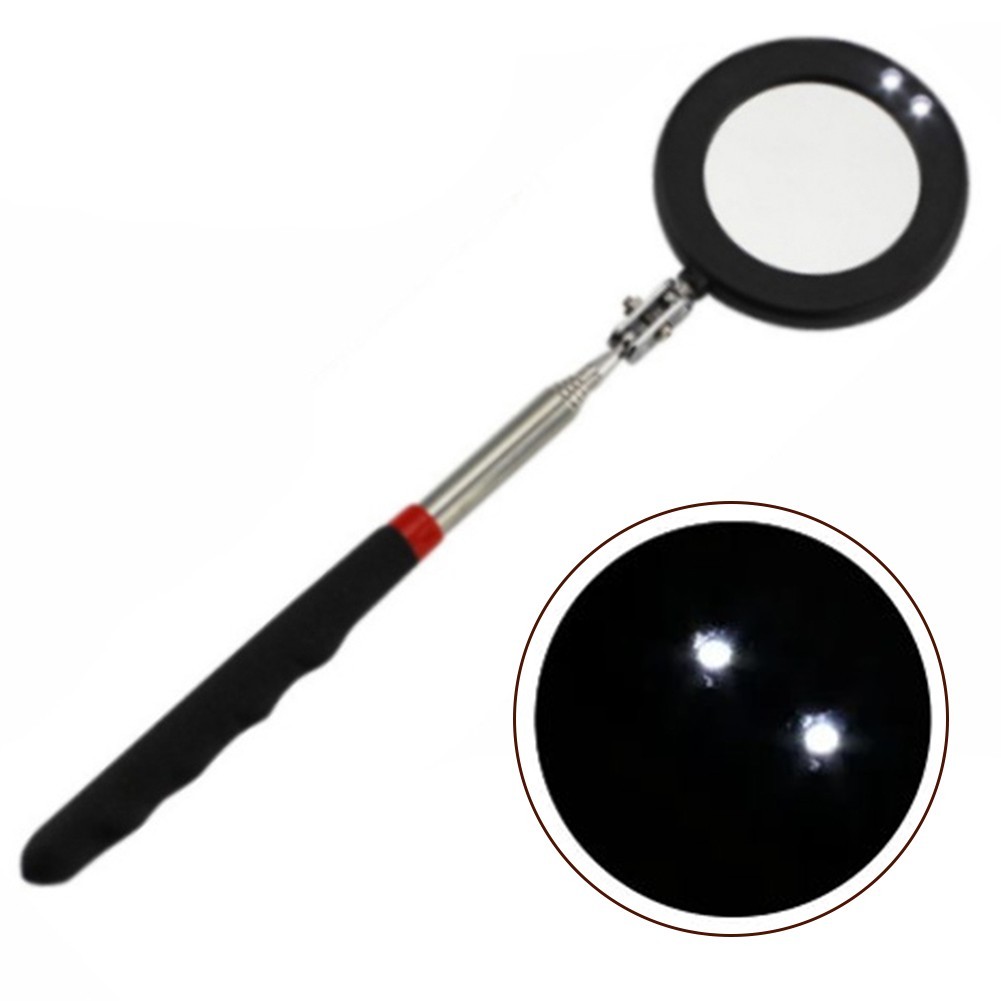 Extending Inspection Mirror Telescopic Swivel Car Mechanic Folding Tool DIY