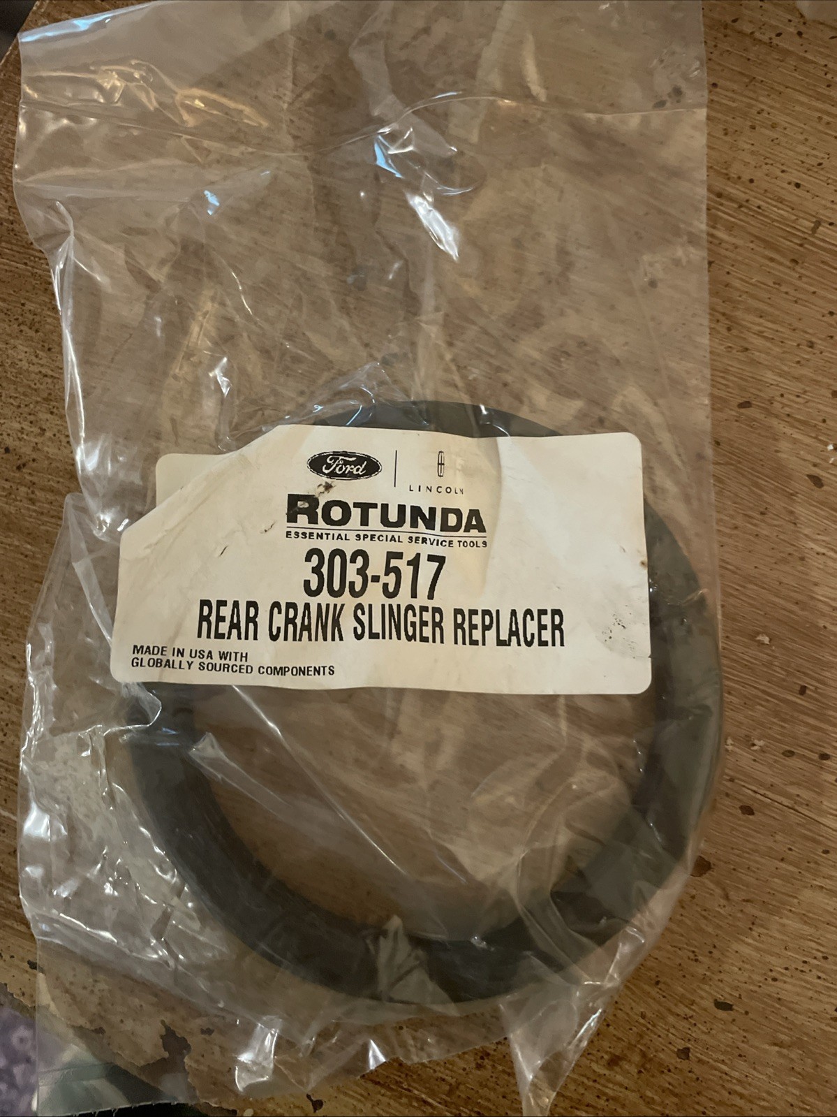 Ford Rotunda 303-517 Rear Crank Slinger Replaced