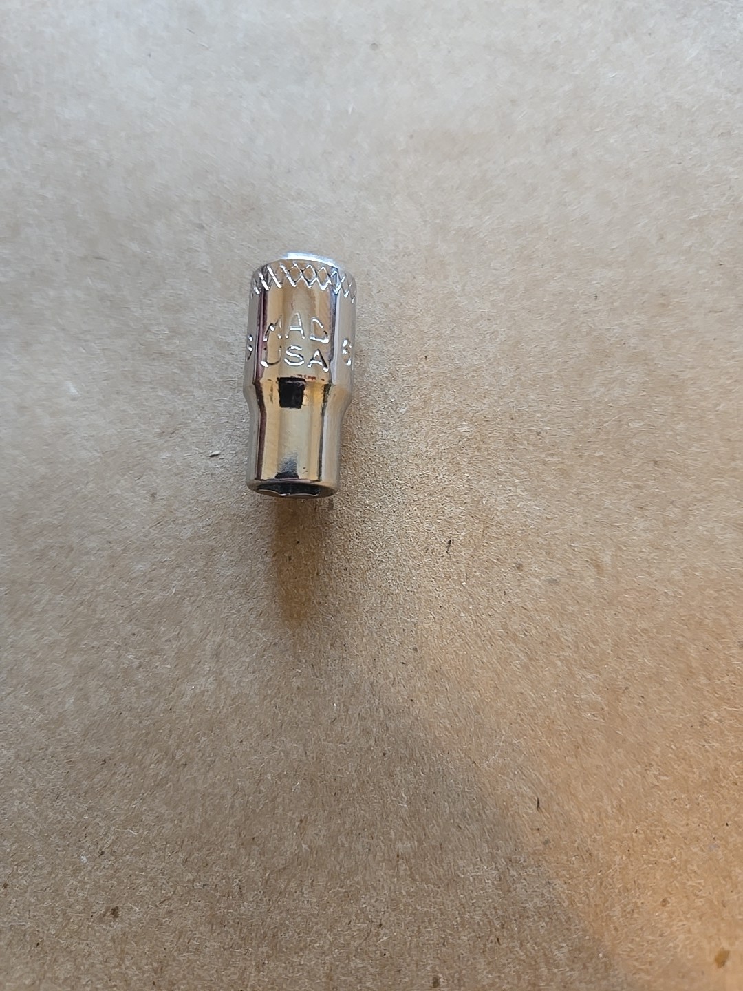 Mac Tools 1/4″ Drive 6MM 6PT Metric Shallow Chrome Socket USA M66MM