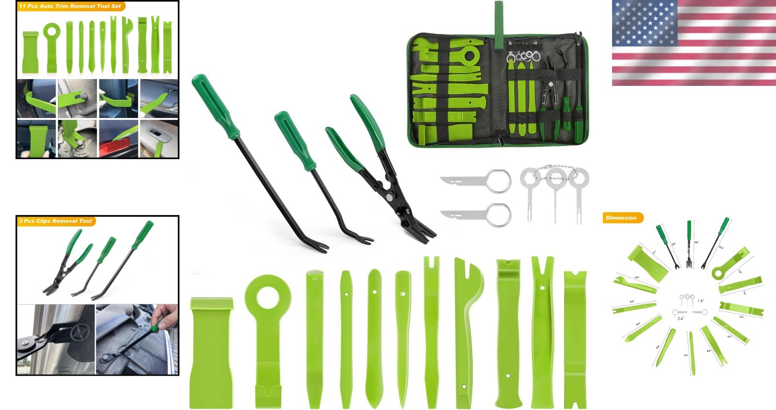 Comprehensive 19Pc Auto Trim Removal Tools – Protect Your Vehicle Interiors