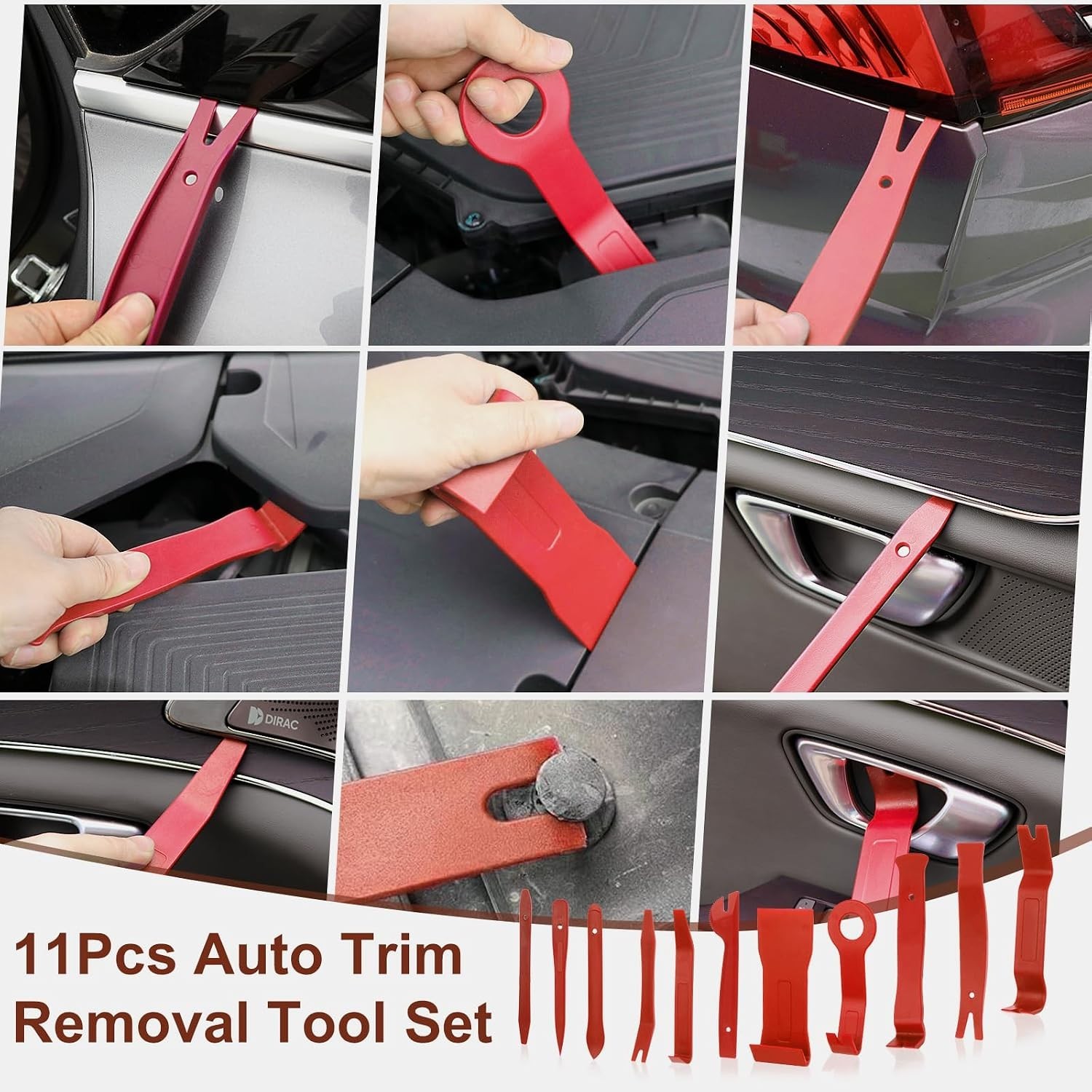 432Pcs Auto Trim Removal Tool Kit No Scratch Pry Tool for Car Door Panel Dash…
