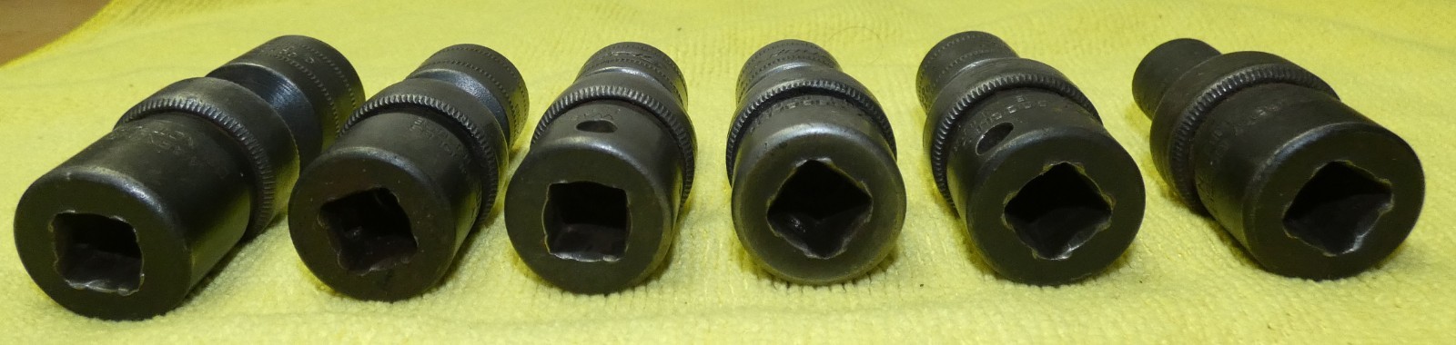 Metric Impact 6pc Snap On 3/8” 6 Point Swivel Sockets IPFM 10 12 13 14 15 17 MM