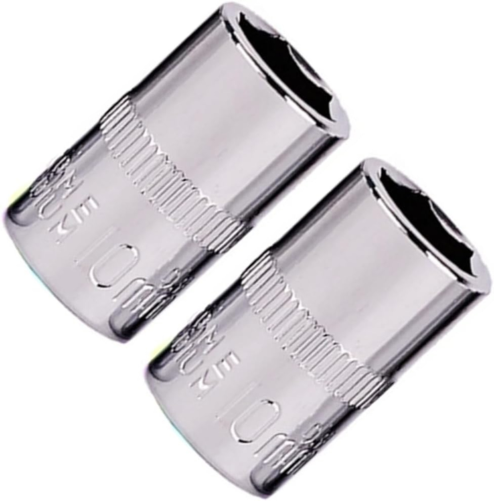 1/4 Inch Drive 10mm Chrome Vanadium Steel Socket Set 6 Point Shallow Well