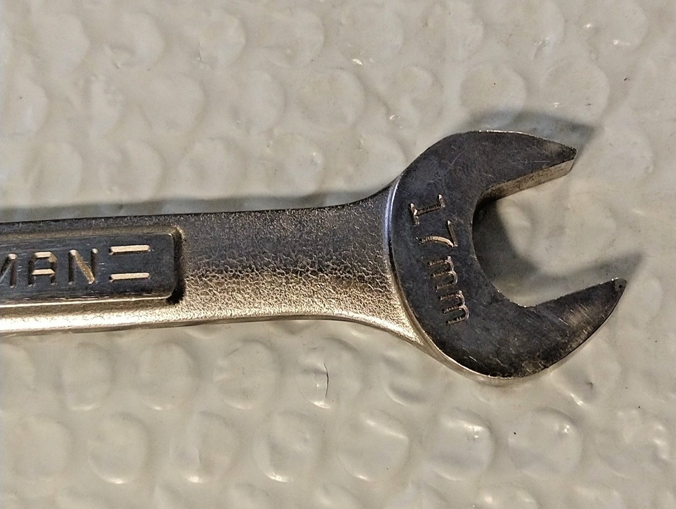CRAFTSMAN TOOLS USA VV42929, 17MM. COMBINATION WRENCH, 8.2″ LONG, 12 POINT *NOS*