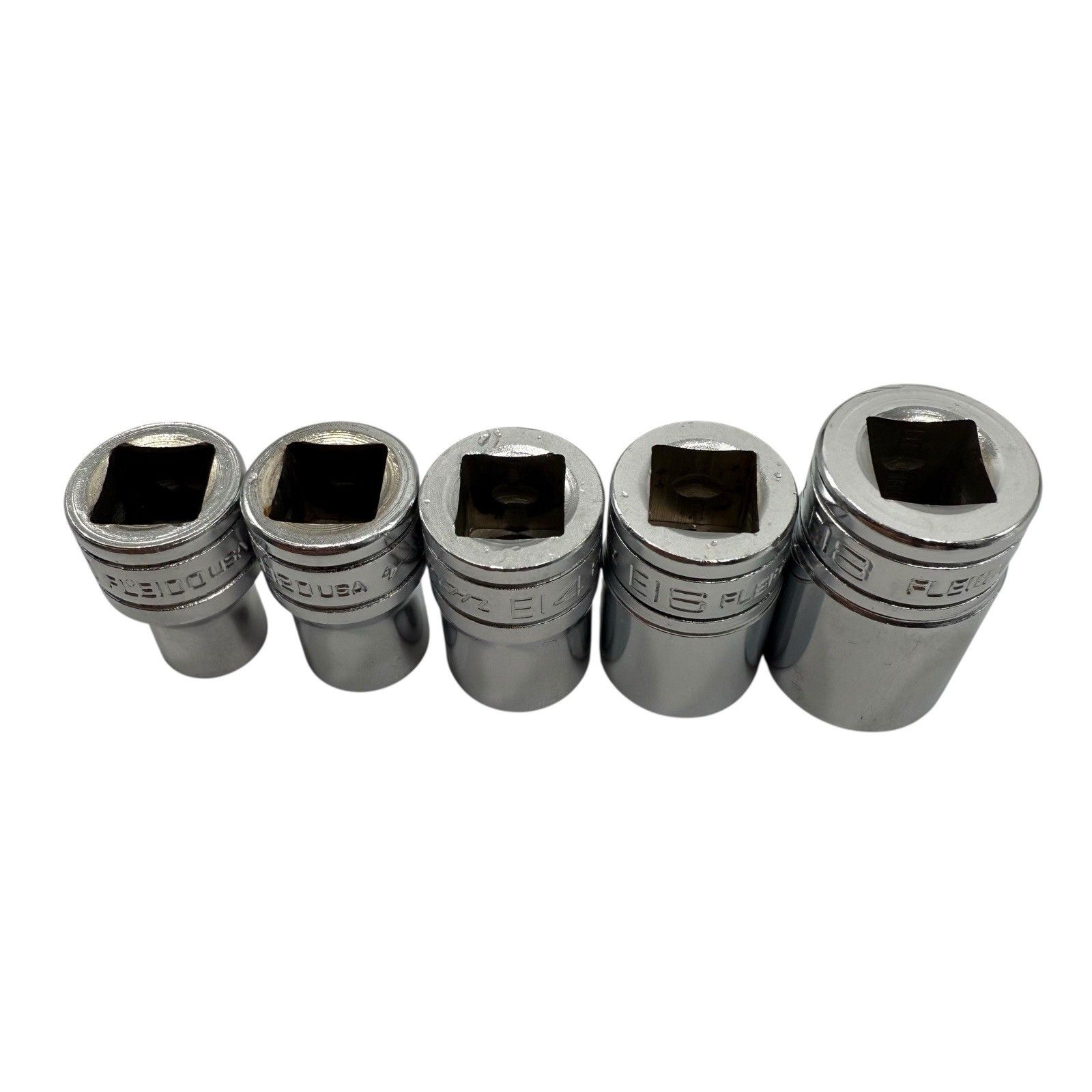 Snap On 5 pc Shallow Inverted Torx Socket FLE140 3/8″ Drive E18 E16 E14 E12 E10