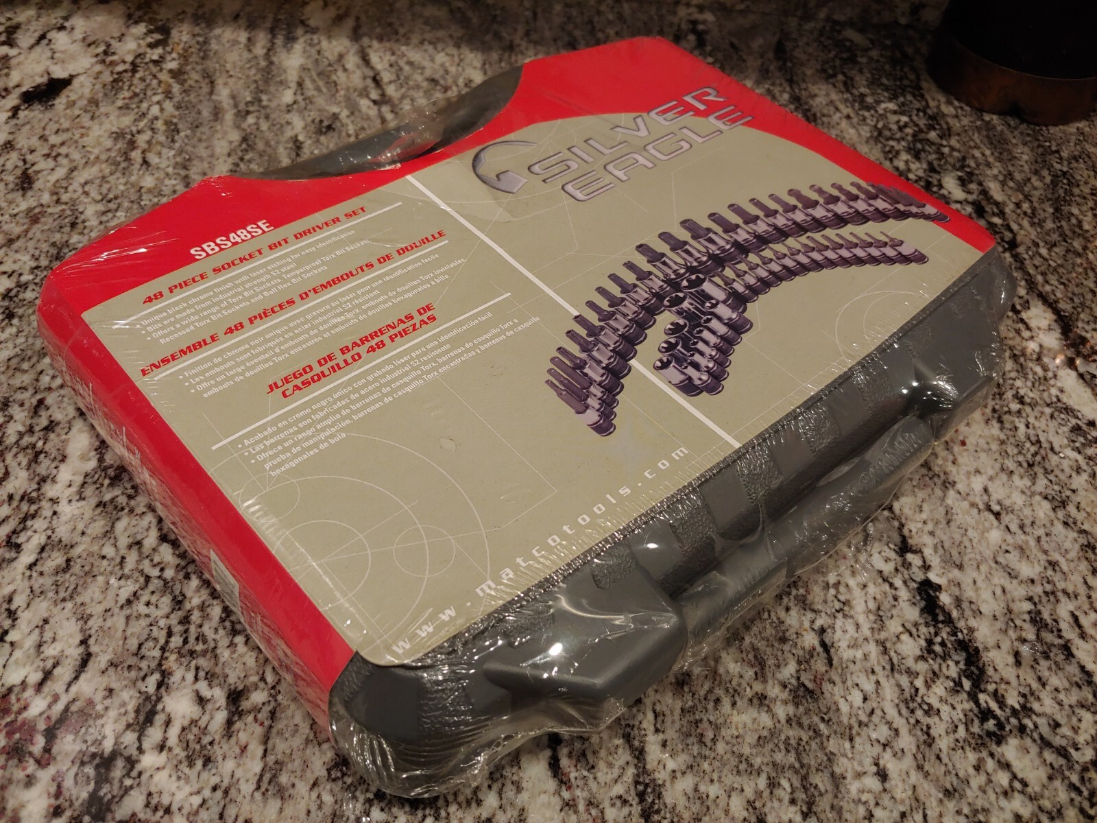 Silver Eagle By Matco Tools 48pc 3/8 Socket Bit Driver Set – SEALED