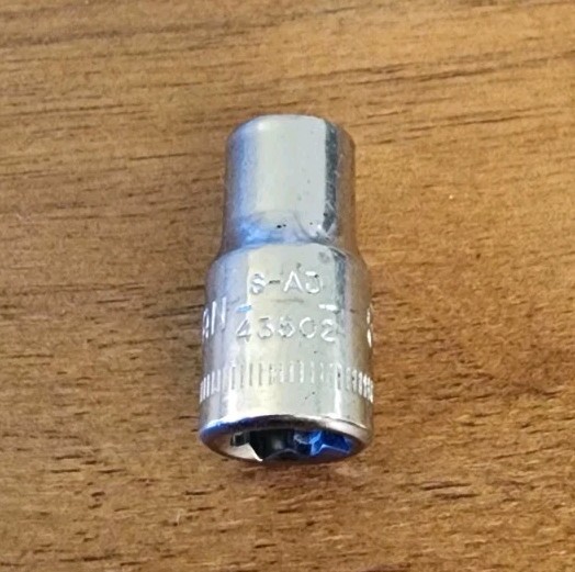 Craftsman 6mm Socket 6 Point 1/4″ S-AD 43502