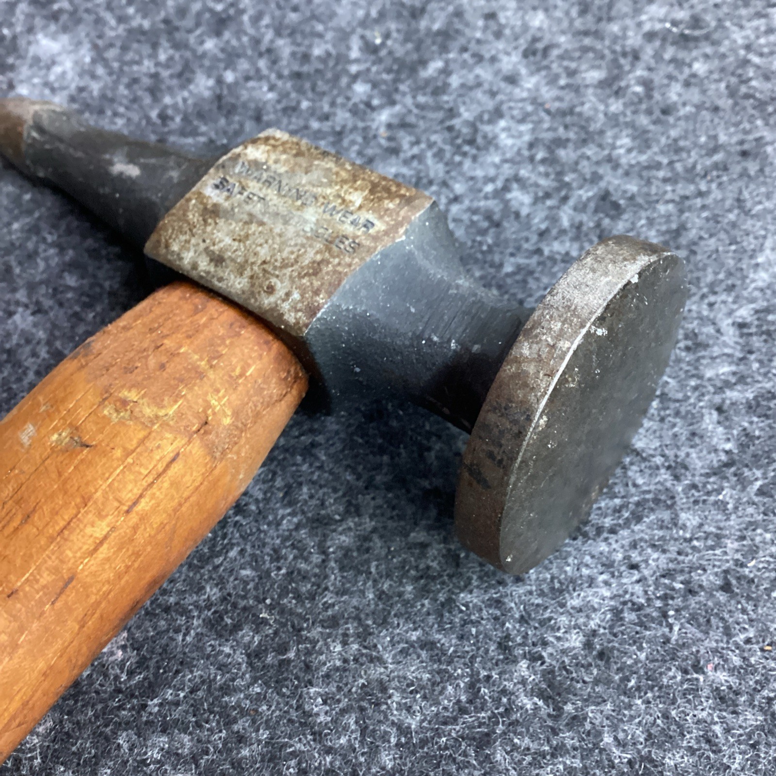 Vintage Snap On Tools BF6118 Auto Body Wood Handle Short Pick Hammer
