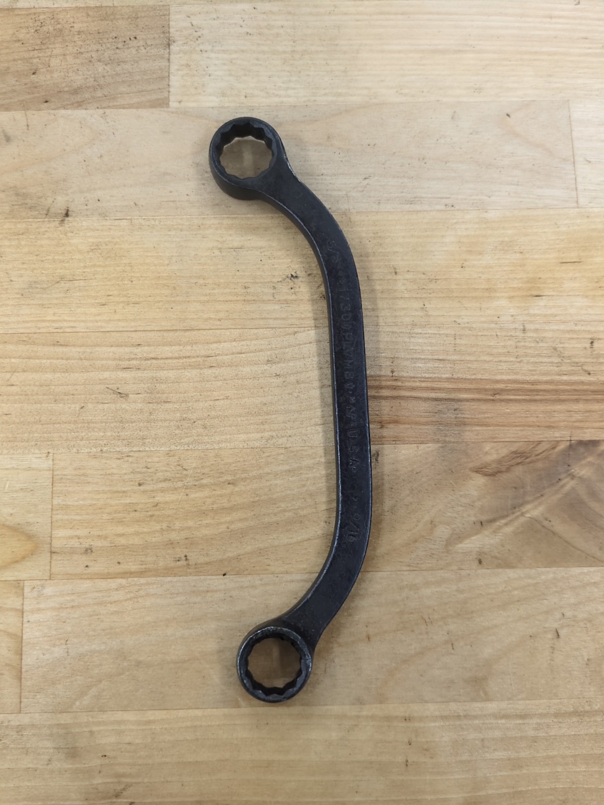 Plvmb Triangle l730 Half Moon 5/8″ x 9/16″ Obstruction Box-End Wrench 12pt USA