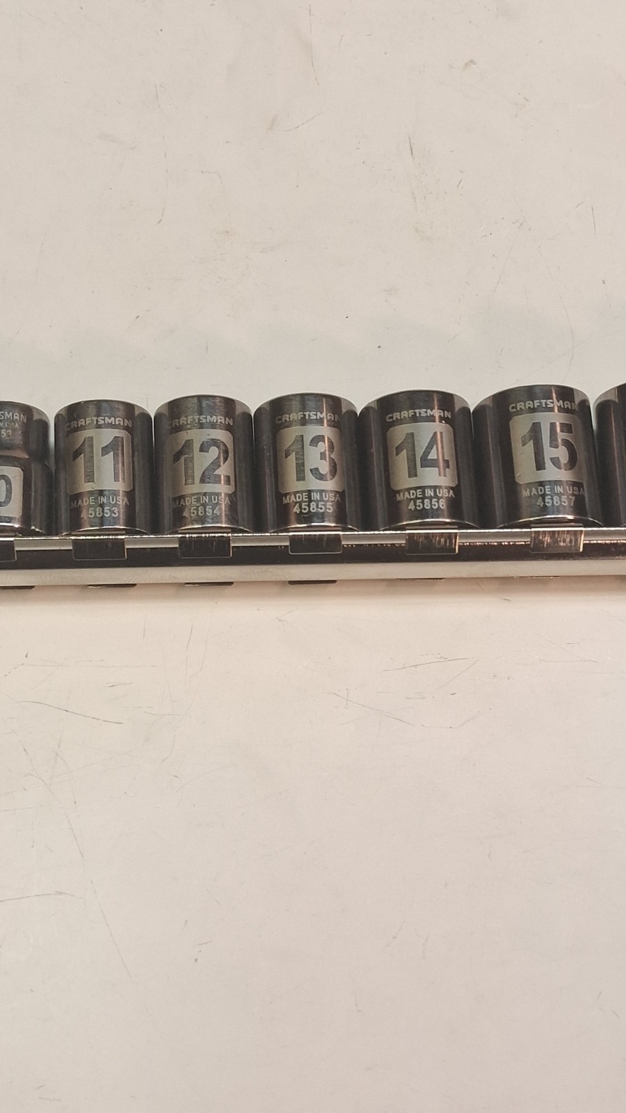 CRAFTSMAN EASY READ 24-PIECE 3/8″ DRIVE 6 POINT METRIC/SAE SOCKET SET *USA*