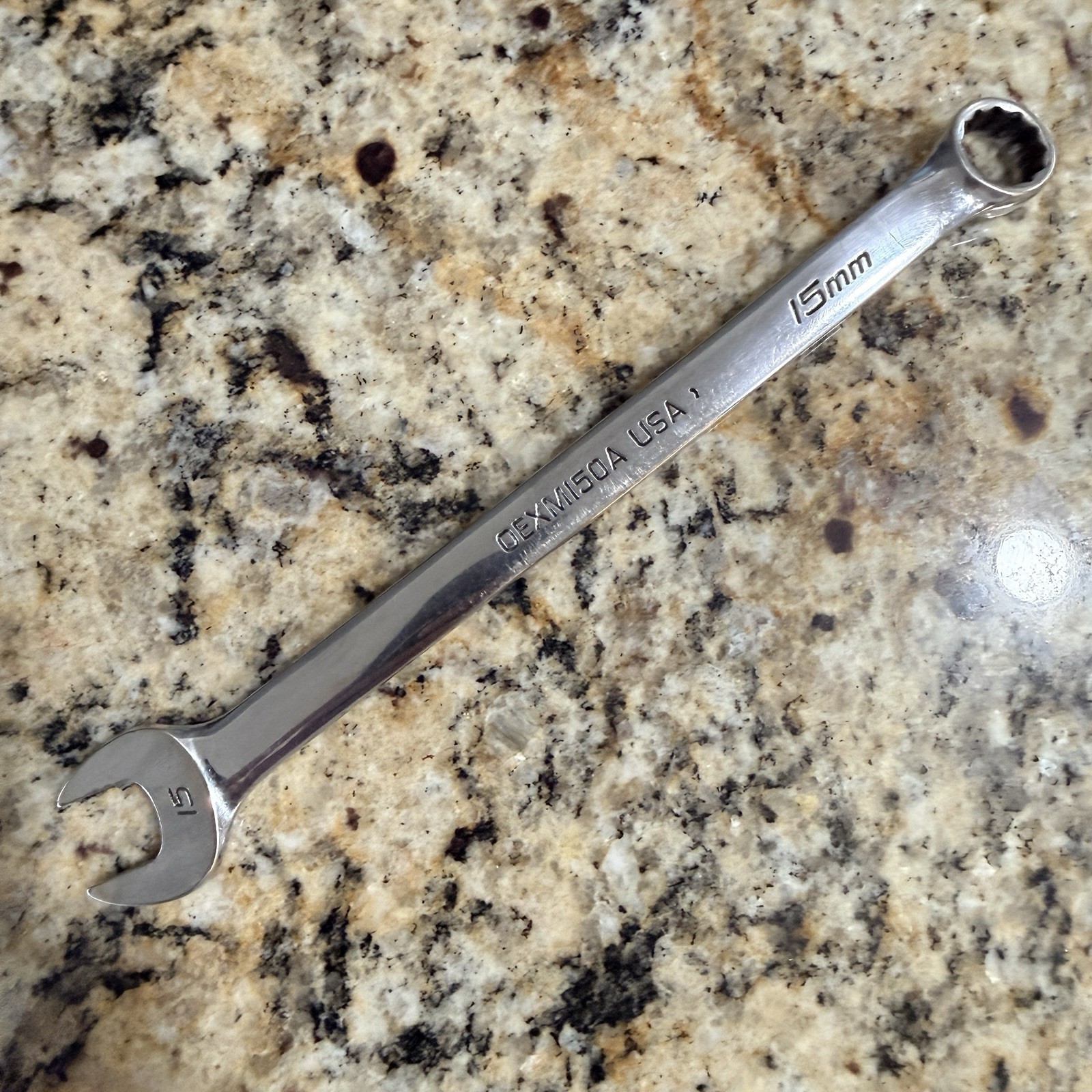 Snap-on Tools OEXM150A 15mm Combination Wrench 12 Point Metric – Made in USA