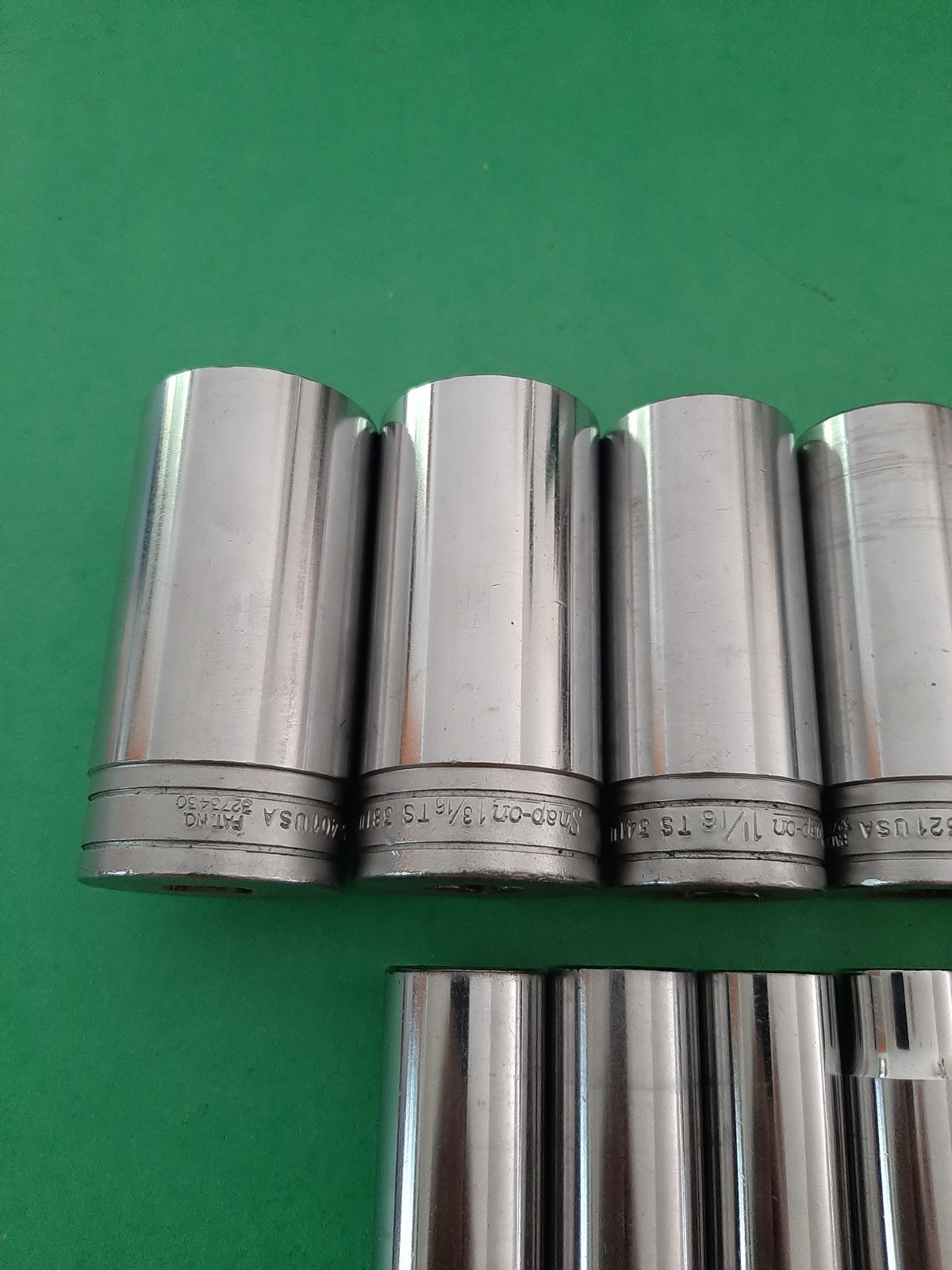 Snap-on 1/2″ Drive 14PC SAE 6PT Point Deep Socket Set 3/8″ to 1-1/4″ (no 1-1/8)