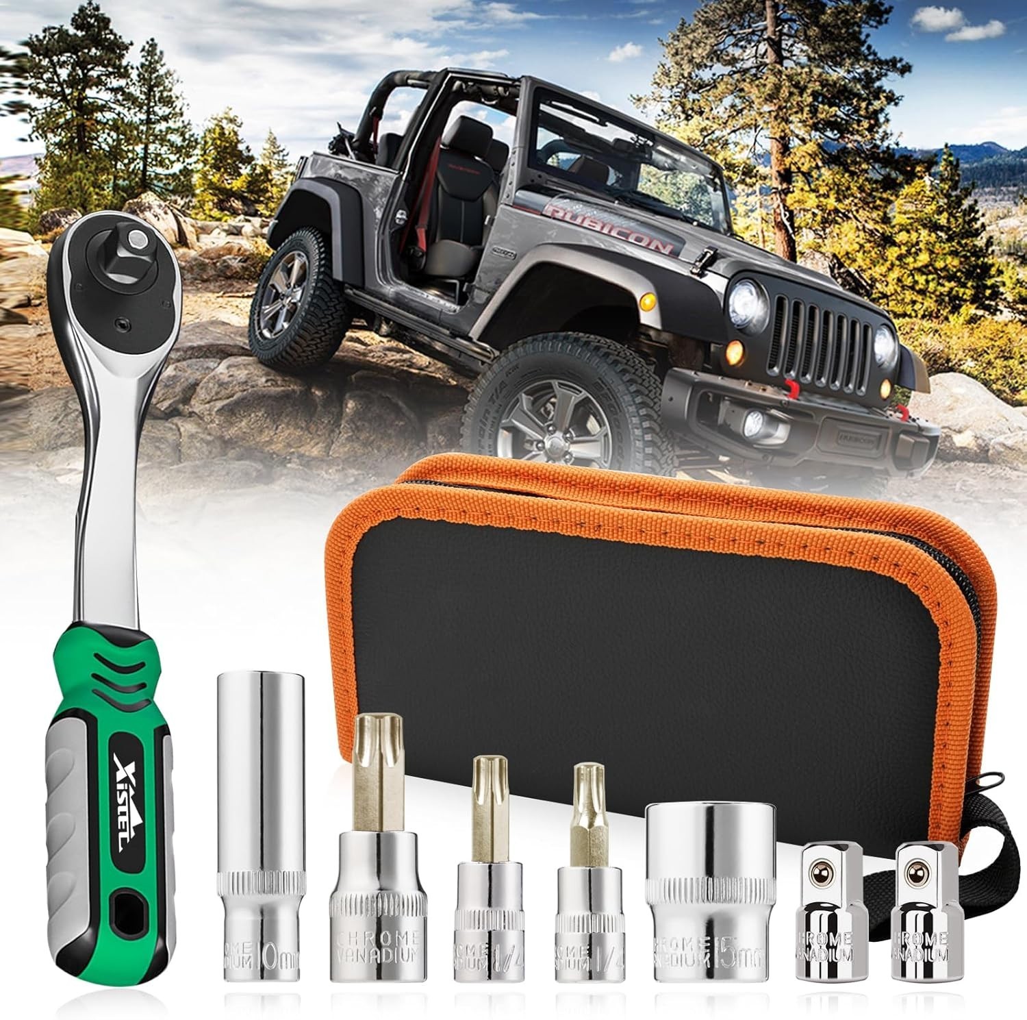 High-Quality Torx Tool Kit for Jeep Wrangler & Gladiator – Compact & Durable