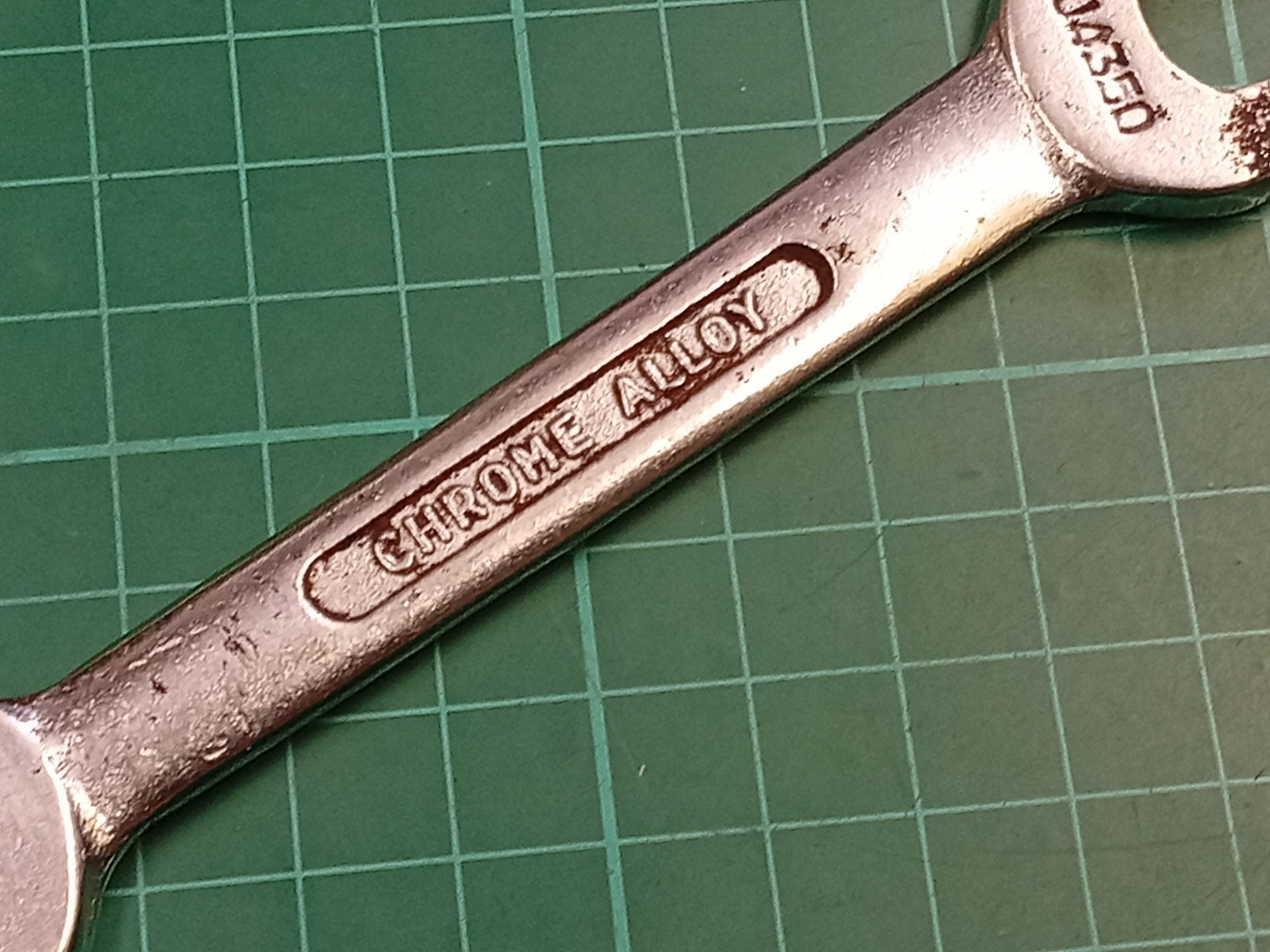 Vintage BRITOOL 6J4350, 7/16″ x 1/2″ AF, Open Ended Spanner, Made In England