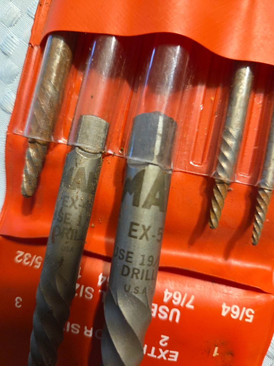MAC Tools USA 5pc Screw Extractor Set – No. 353 (5435ES) w/ Kit Bag 1 2 3 4 5
