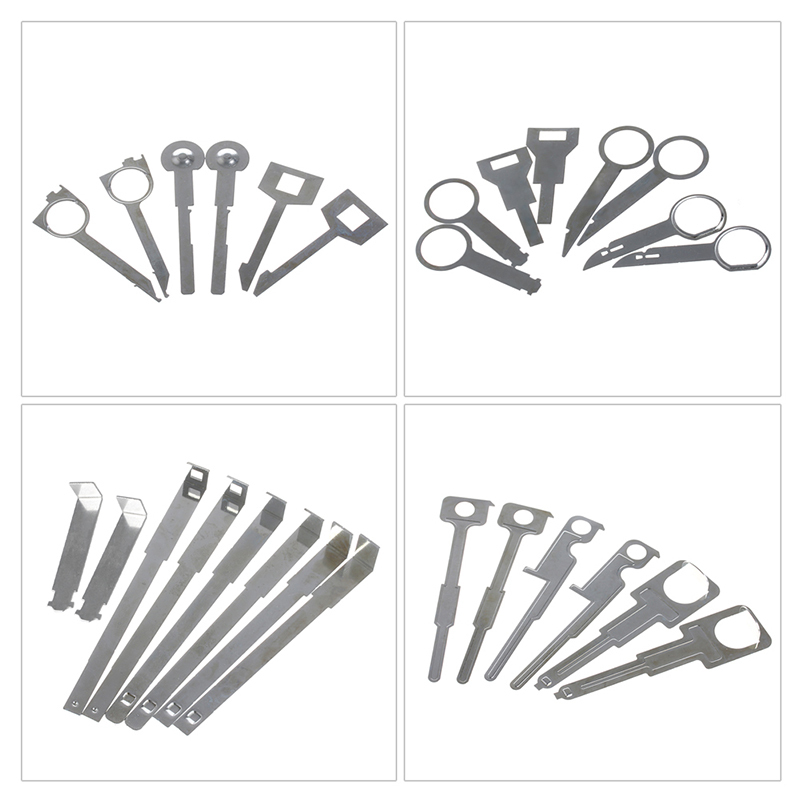 38Pcs Car Stereo Radio Release Removal Tools Key Kit Set For Sony Ford Audi JVC