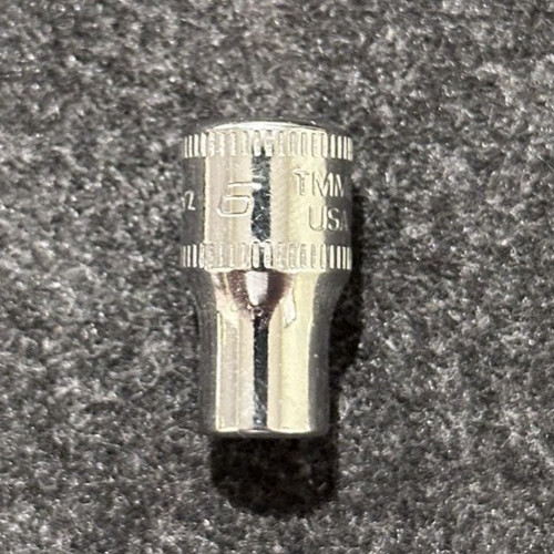 Snap-on 1/4″ Drive 6 pt. 6 mm Socket TMM6